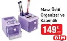 MASA ÜSTÜ ORGANİZER VE KALEMLİK